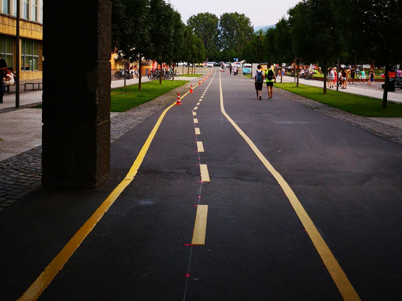 Pistă biciclete – Termoplastic 1